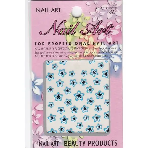 Kvety - 3D nálepky v kombinácii troch farieb