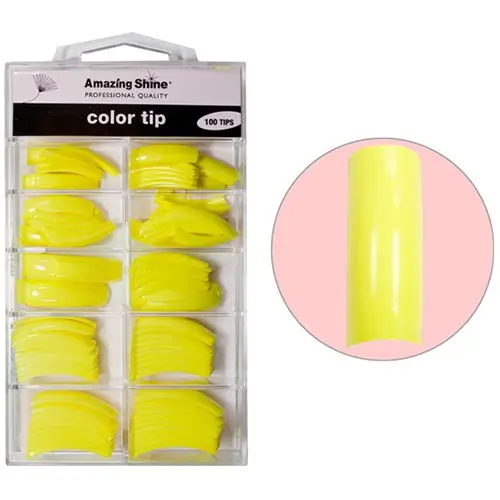 Tipy na nechty, farebné, č.1 - 10 - Classic Yellow, 100ks