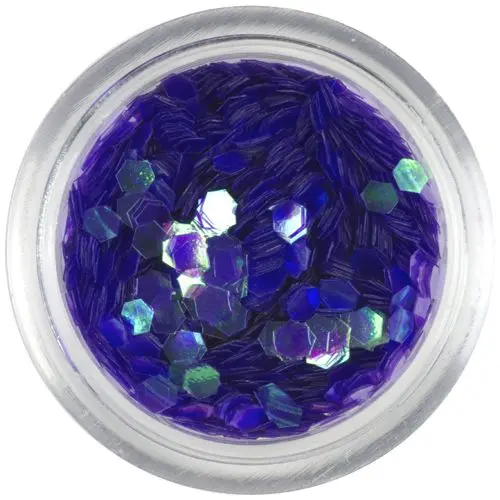 Fialové šesťhrany - aquaelements