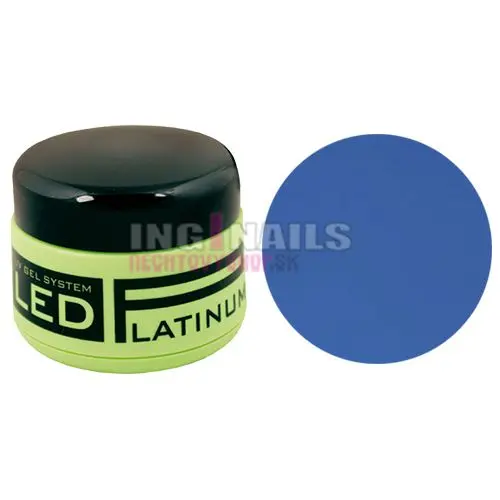 PLATINUM LED UV farebný gél, 9g - Cream Blue 218
