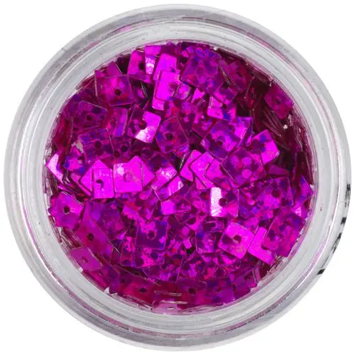 Cyklámenový štvorček s dierkou