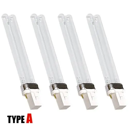 Náhradné ENF žiarivky do UV lampy - typ A, 4ks