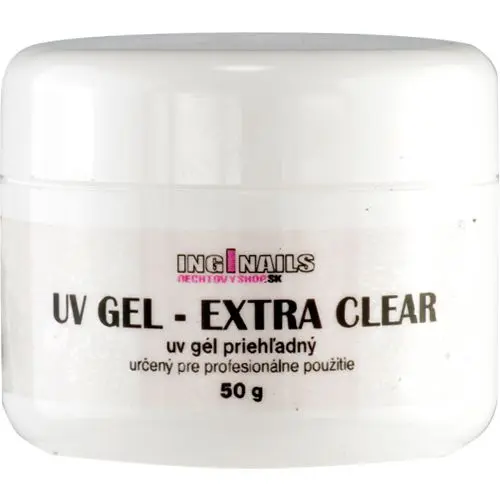 UV gél Inginails - Extra Clear, 50g
