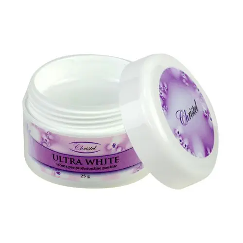 UV gél na nechty - Ultra White gel, 25g 