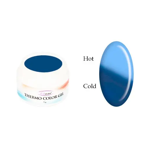 BLUE/LIGHT BLUE - thermo UV farebný gél, 5g