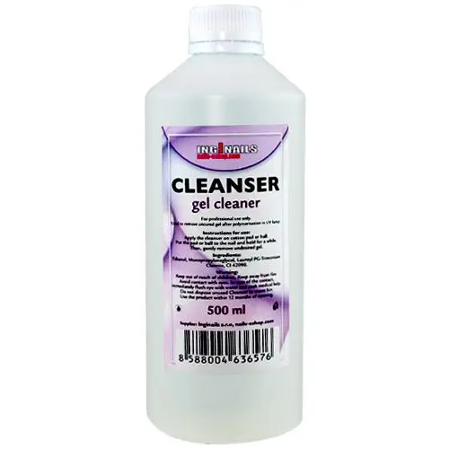 Cleanser, priehľadný Inginails - odmasťovač nechtov, 500ml