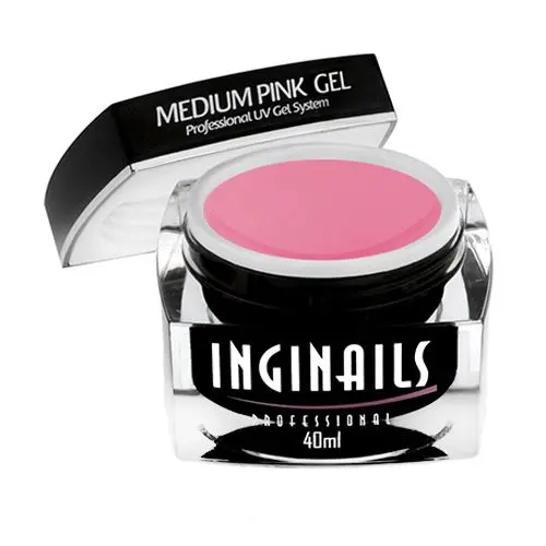 UV gél Inginails Professional - Medium Pink gel 40ml 