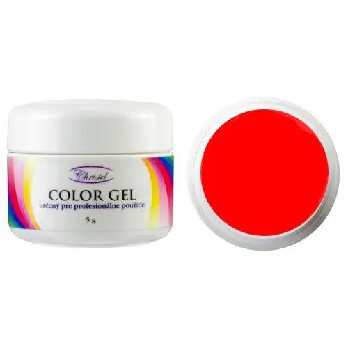 Farebný UV gél na nechty 5g - Neon Red