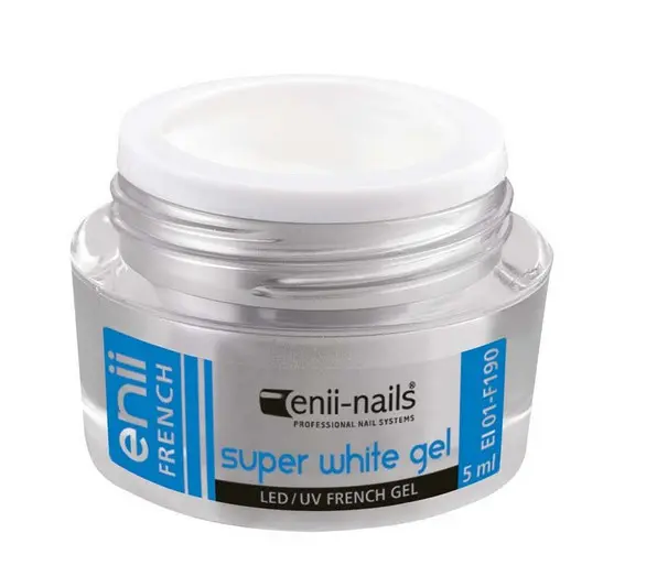 ENII Super biely UV/LED gél - French, 5ml