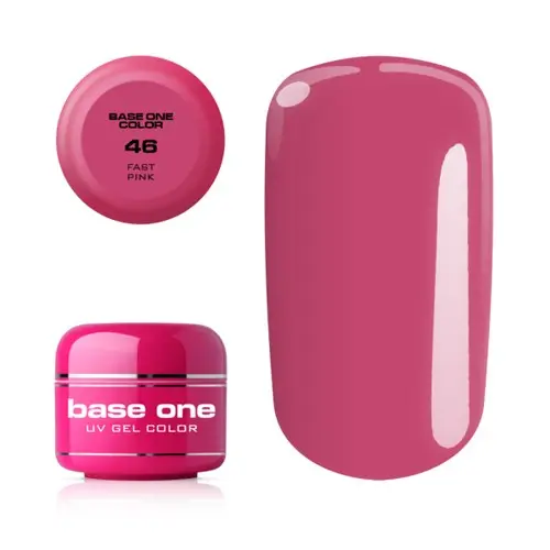 UV Gel na nechty Silcare Base One Color - Fast Pink 46, 5g