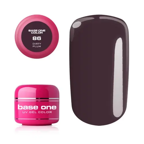 UV Gel na nechty Silcare Base One Color - Dirty Plum 86, 5g