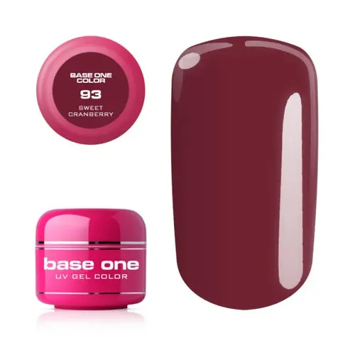 UV Gel na nechty Silcare Base One Color - Sweet Cranberry 93, 5g