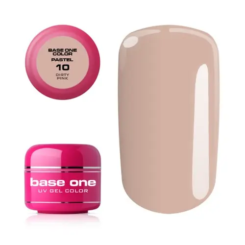 UV Gel na nechty Silcare Base One Pastel - Dirty Pink 10, 5g