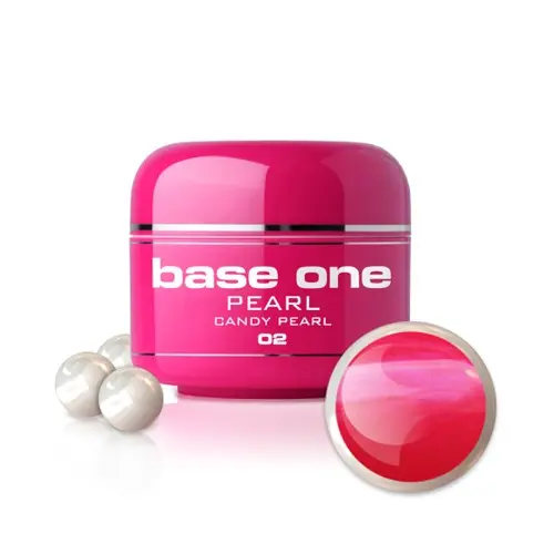 UV Gel na nechty Silcare Base One Pearl - Candy Pearl 02, 5g