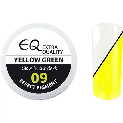 Effect Pigment - GLOW IN THE DARK – 09 YELLOW GREEN, 2ml