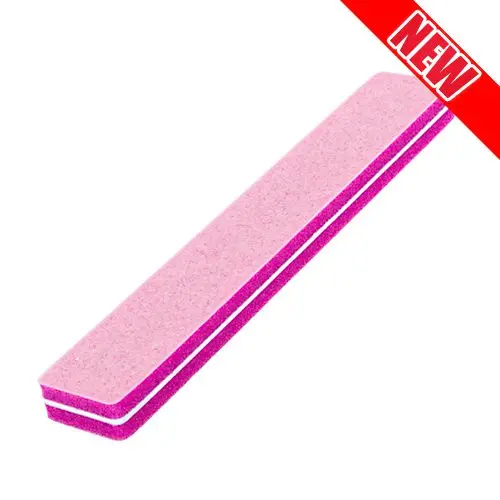 Inginails Penový pilník na nechty, ružový 220/280