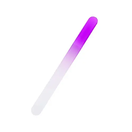 Sklenený pilník na nechty - fialový, malý