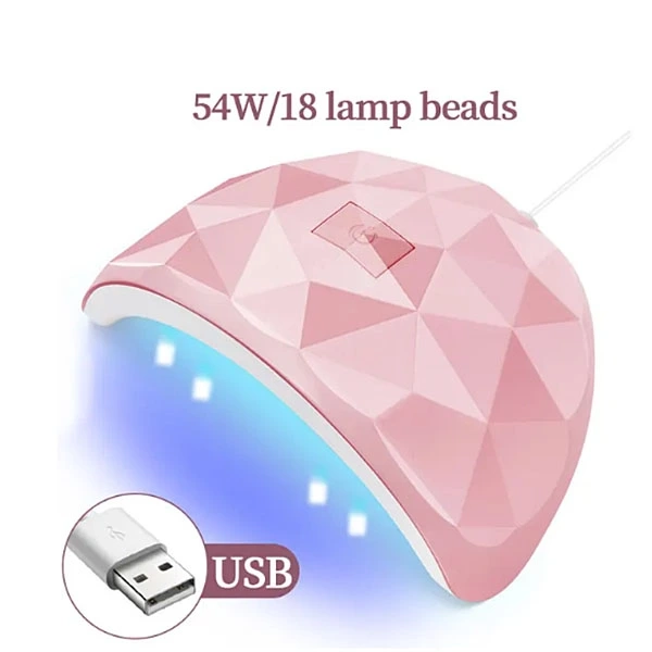 Ružová LED lampa – 54W