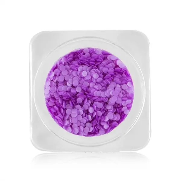 Ozdoby na nechty – kolieska 1mm - fialové