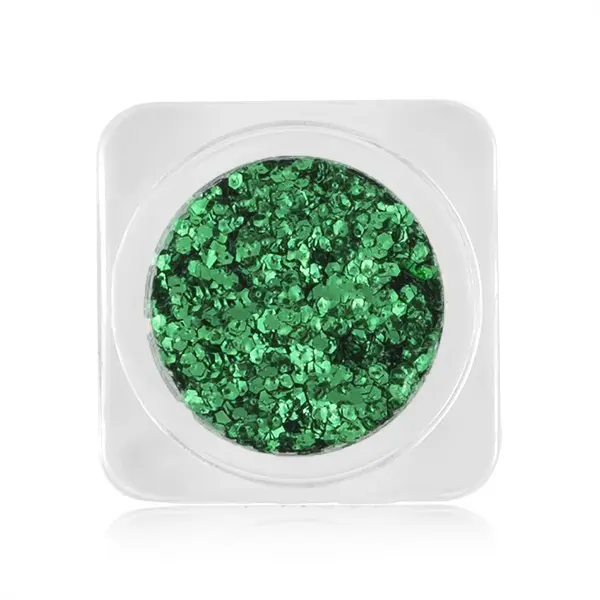 Ozdoby na nechty – kolieska v metalickej farbe - zelená