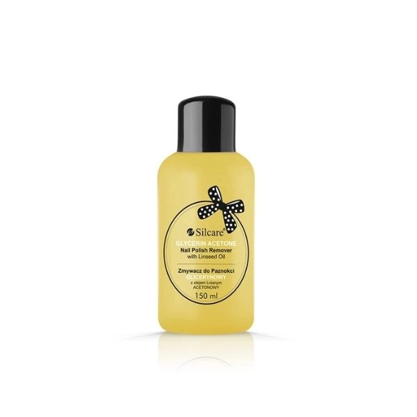 Silcare Hydratačný odlakovač laku na nechty s glycerínom, ľanovým olejom a acetónom, 150ml