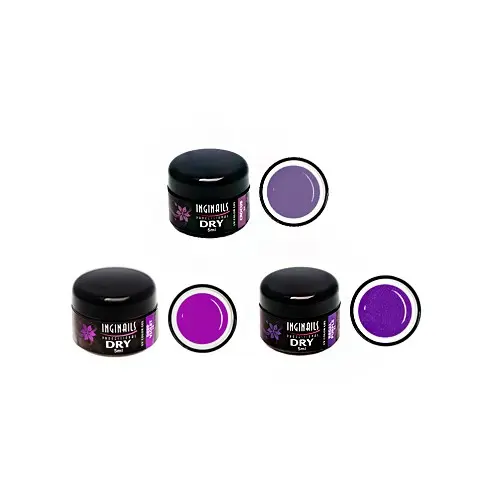 DRY farebné gély - 3ks sada - Purple