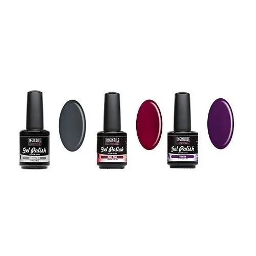 Sada malá 3ks vysokokvalitných gél lakov - Dark