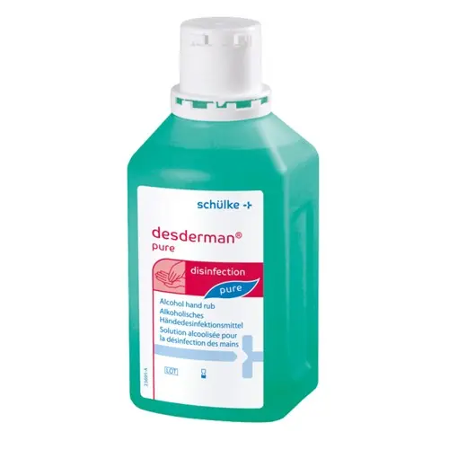 Desderman Pure – Tekutý dezinfekčný prípravok s alkoholom, 500ml