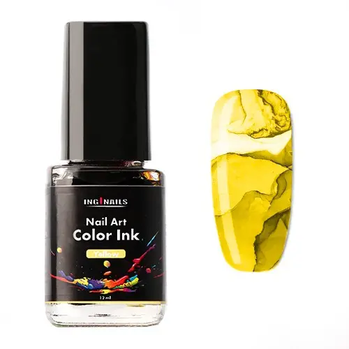 Nail art color Ink 12ml - Yellow
