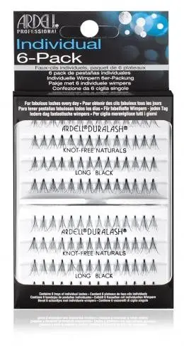 Umelé riasy - Long Black 6-pack