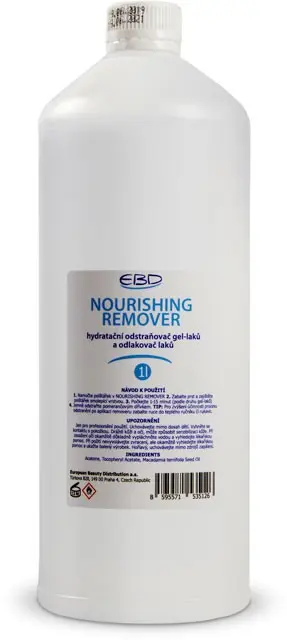Nourishing Remover - hydratačný odstraňovač gel-lakov s makadámovým olejom 1l