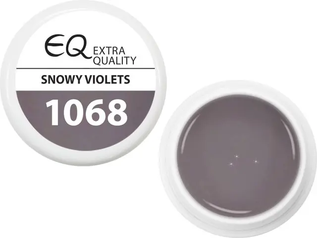 Extra Quality UV gél - 1068 Snowy Violets
