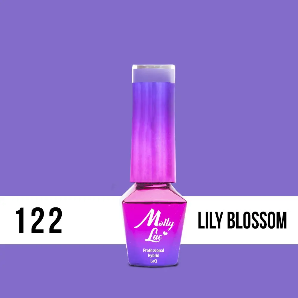 MOLLY LAC UV/LED gél lak Yoghurt - Lily Blossom 122, 5ml
