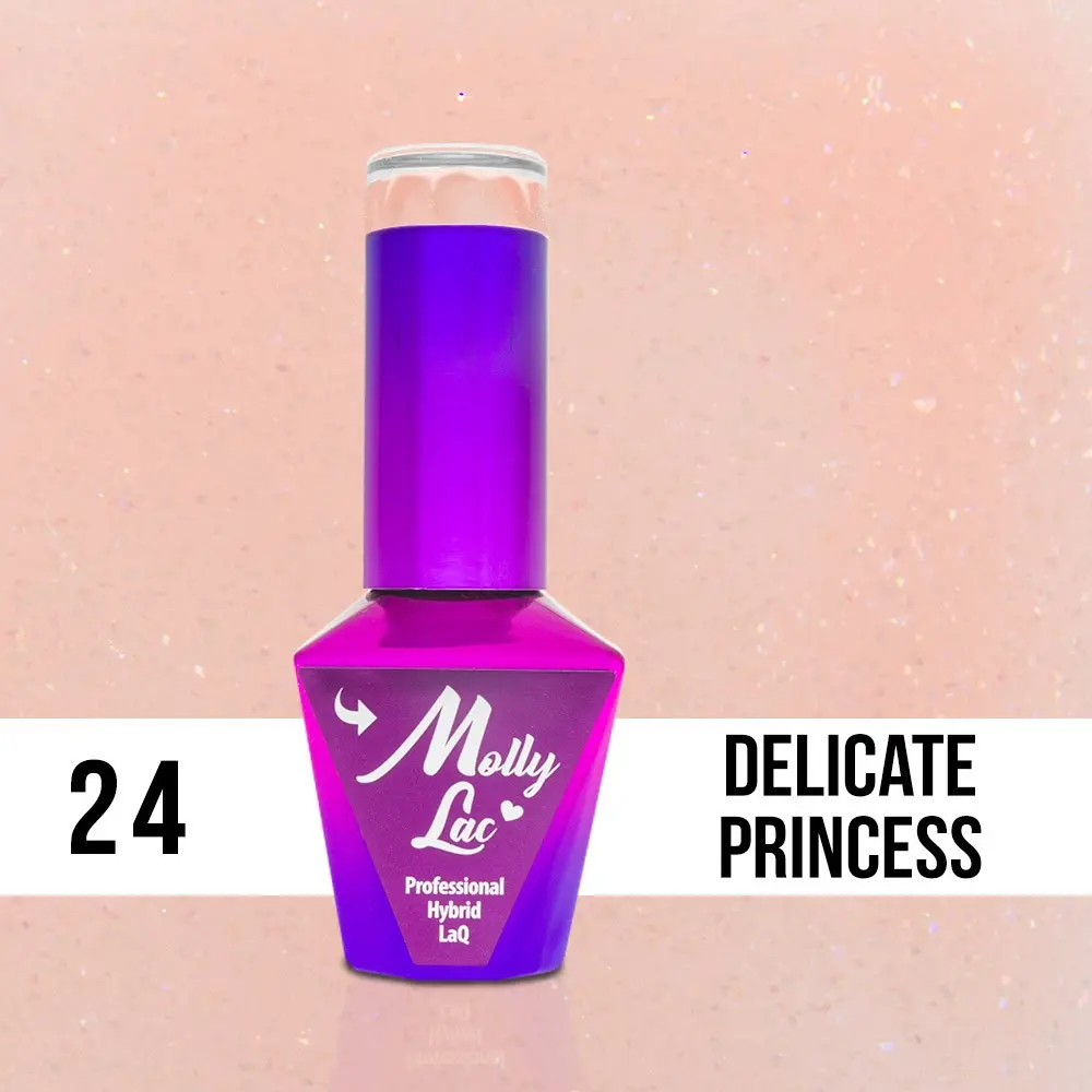 MOLLY LAC UV/LED gél lak Wedding - Yes I Do - Delicate Princess 24, 5ml