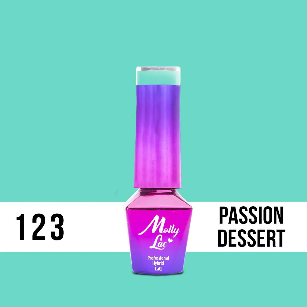 MOLLY LAC UV/LED gél lak Yoghurt - Passion Dessert 123, 5ml