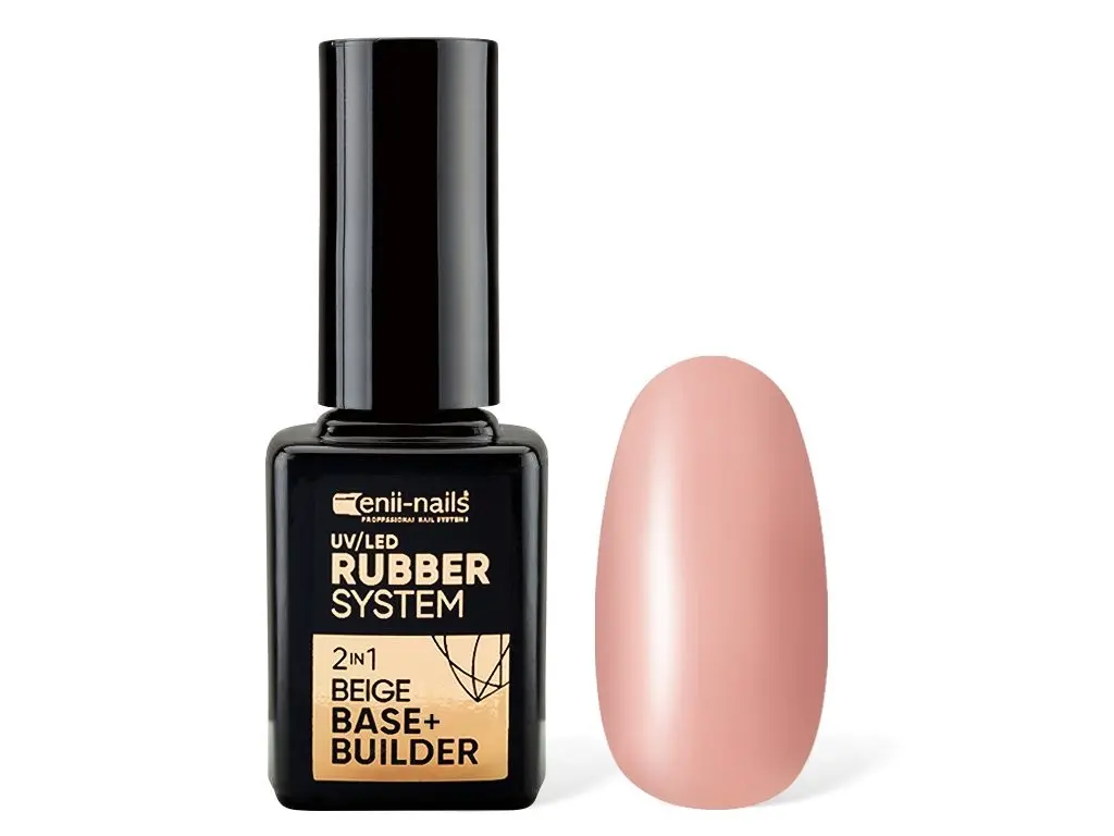 Enii Rubber System 2in1 Base and Builder, Beige, 11ml