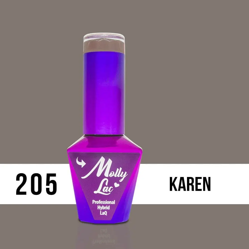 MOLLY LAC UV/LED gél lak Sensual - Karen 205, 10ml
