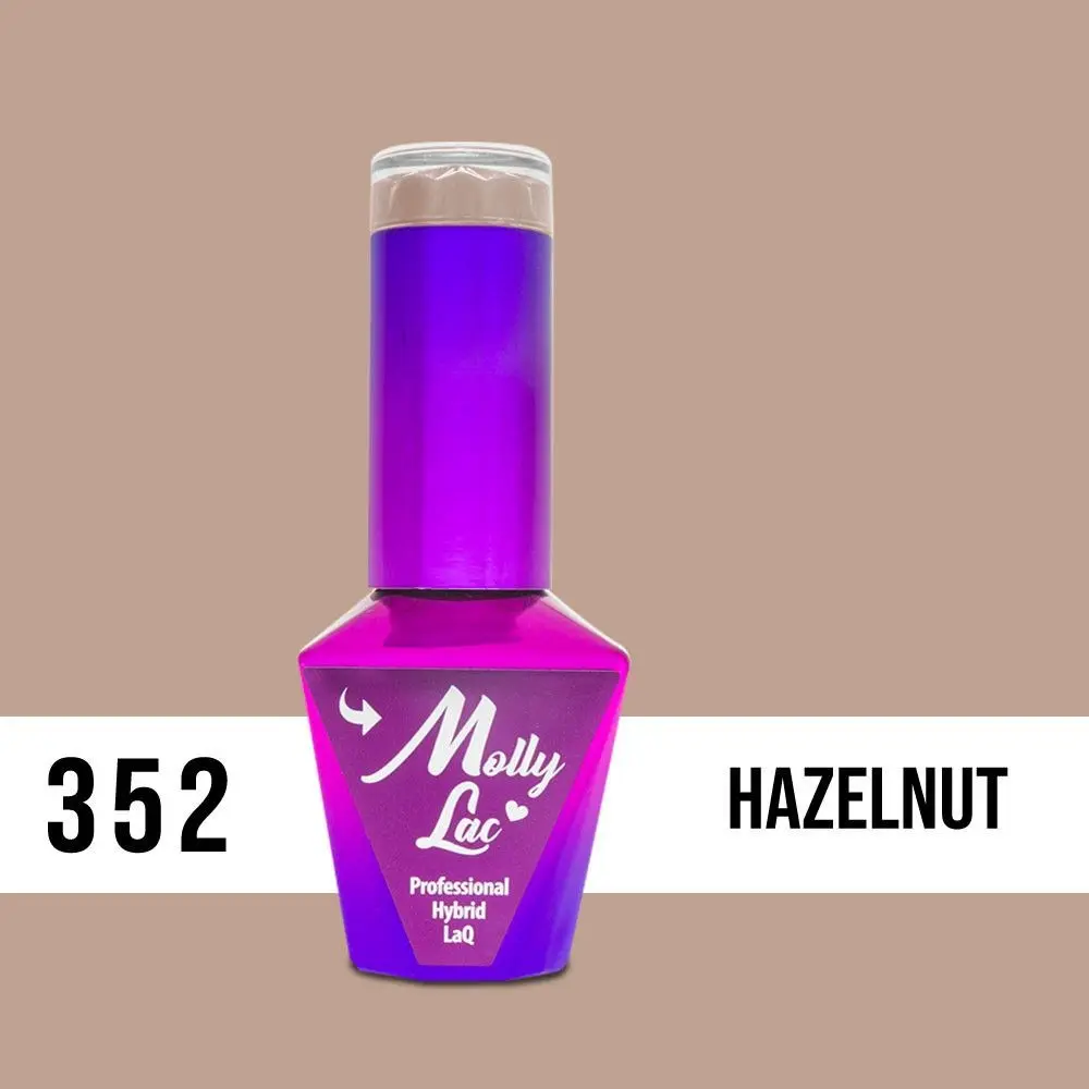 MOLLY LAC UV/LED gél lak Choco Dreams - Hazelnut 352, 10ml