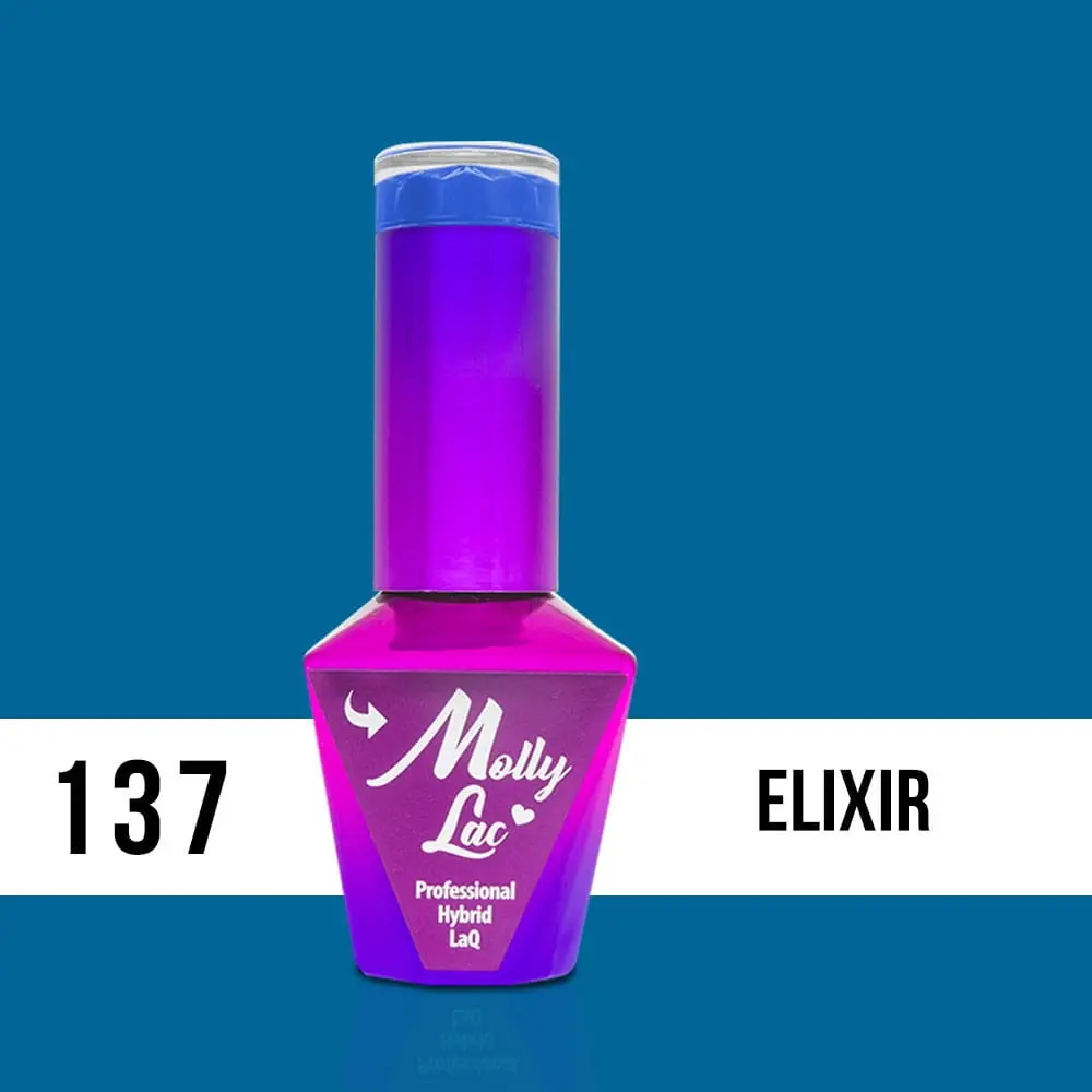 MOLLY LAC UV/LED gél lak Bubble Tea - Elixir 137, 10ml