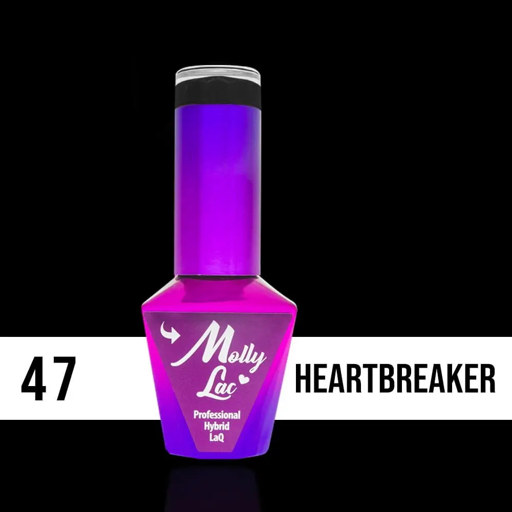 MOLLY LAC UV/LED gél lak Elite Women - Heartbreaker 47, 10ml