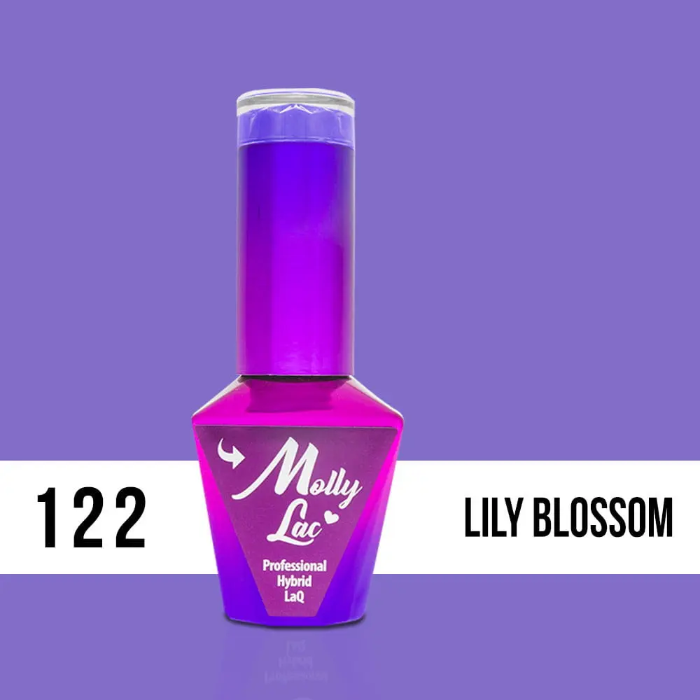 MOLLY LAC UV/LED gél lak Yoghurt - Lily Blossom 122, 10ml