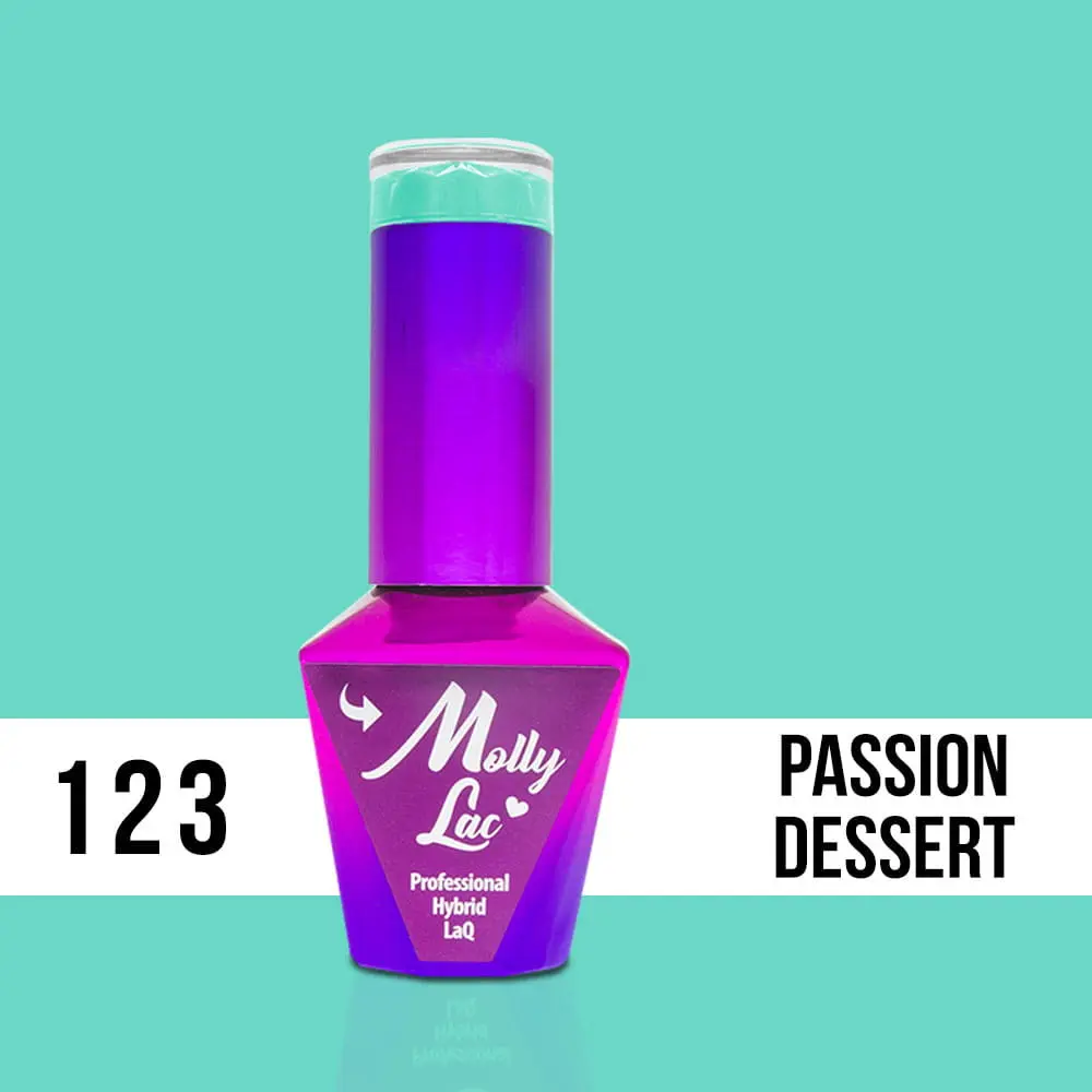 MOLLY LAC UV/LED gél lak Yoghurt - Passion Dessert 123, 10ml