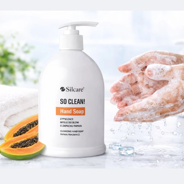 Dezinfekčné antivírusové čistiace mydlo na ruky - Silcare, 500ml