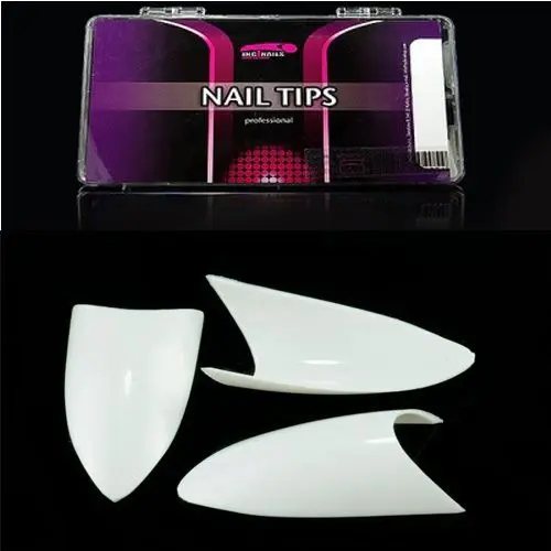 200ks box tipov Inginails - Oval French White, mix 1-10