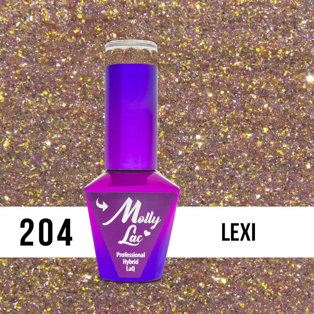 MOLLY LAC UV/LED gél lak Sensual - Lexi 204, 10ml