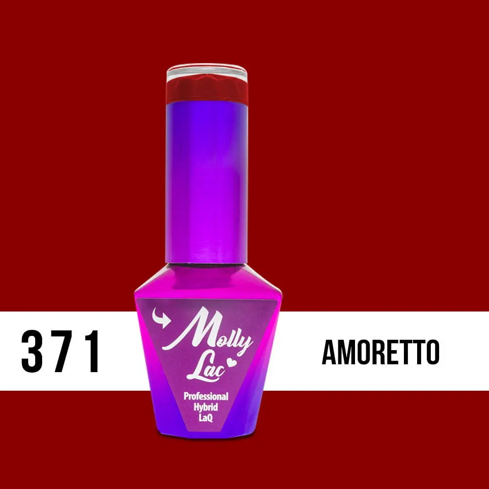 MOLLY LAC UV/LED gél lak Pin Up Girl - Amoretto 371, 10ml