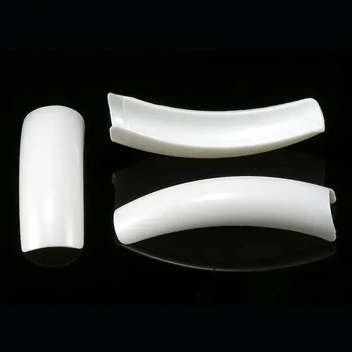 Tipy na nechty Inginails mix 1-10, 50ks box - Royal French White