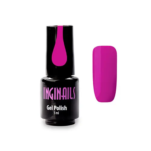 Farebný gél lak Inginails - Neon Fuchsia 002, 5ml