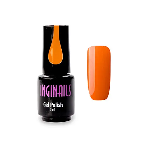 Farebný gél lak Inginails - Neon Mandarine 005, 5ml