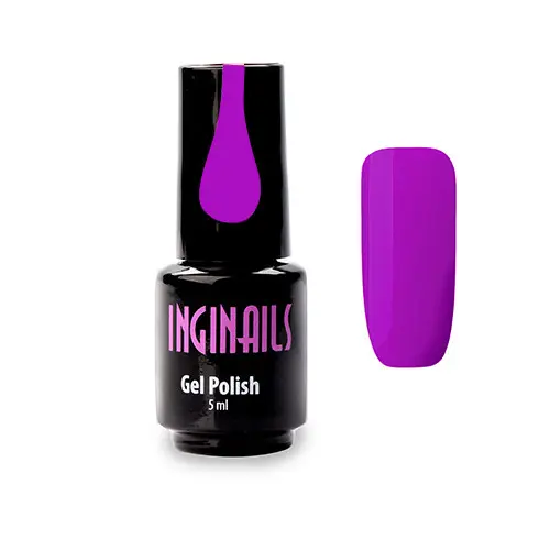 Farebný gél lak Inginails - Neon Violet 020, 5ml